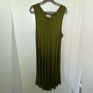 EUC 1X Philosophy Moss Green Dress